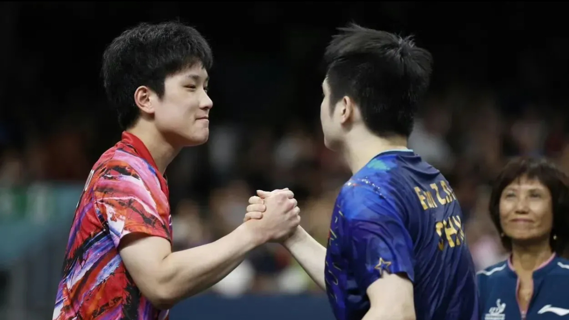 中国队鏖战奥地利队，张本智和状态火热